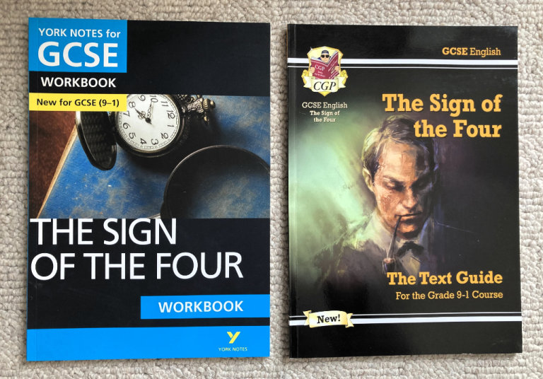 NEW GCSE BOOKS SIGN OF THE FOUR ENGLISH LIT CGP WORKBOOK & TEXT TUITION SCHOOL EXAM REVISION STUDY