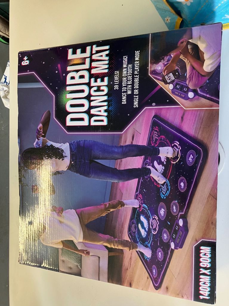 Double dance mat bluetooth brand new