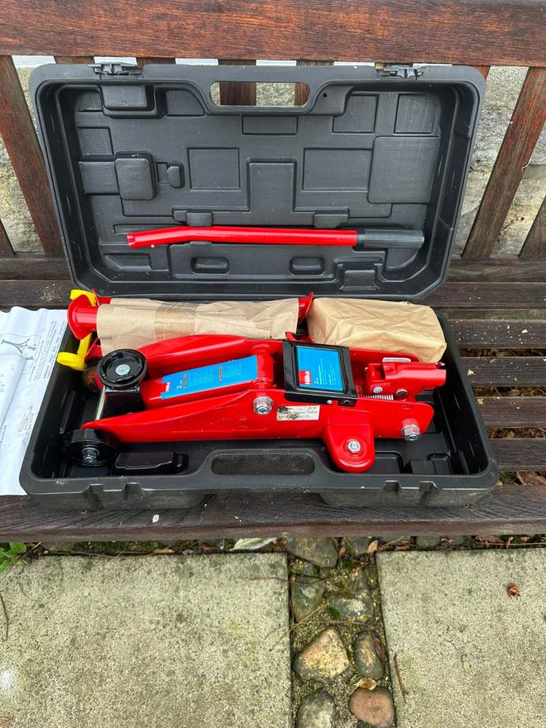 Hilka Pro-Craft 2 Tonne Trolley Jack 5 Piece Combi Kit