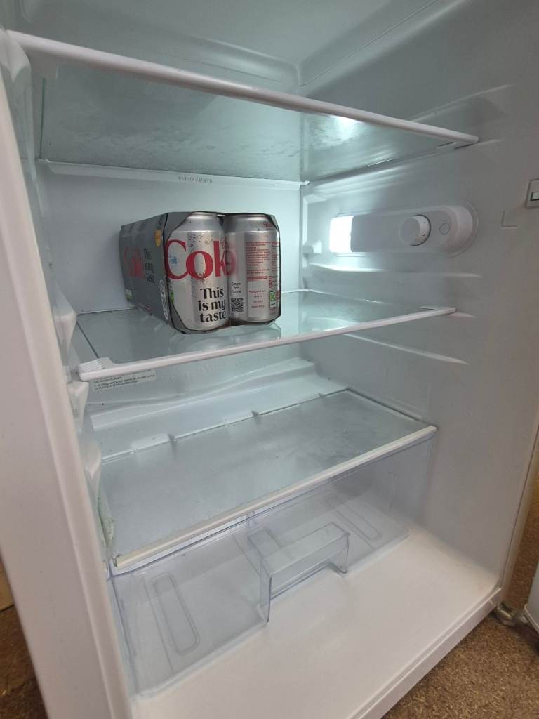 Small White Freestanding Fridge - Good Condition