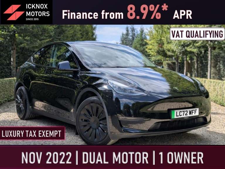 2022 Tesla Model Y (Dual Motor) Long Range Auto 4WDE 5dr MPV Electric Automatic