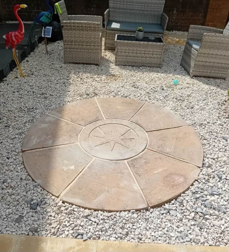 Circle paving kit 