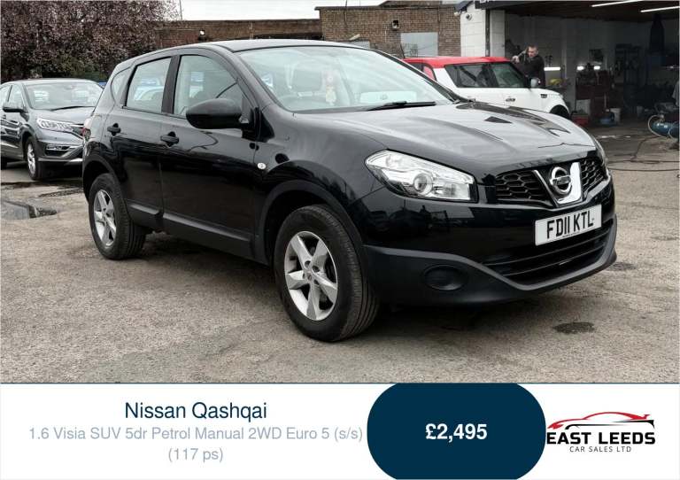 2011 Nissan Qashqai 1.6 Visia SUV 5dr Petrol Manual 2WD Euro 5 (s/s) (117 ps) SUV Petrol Manual