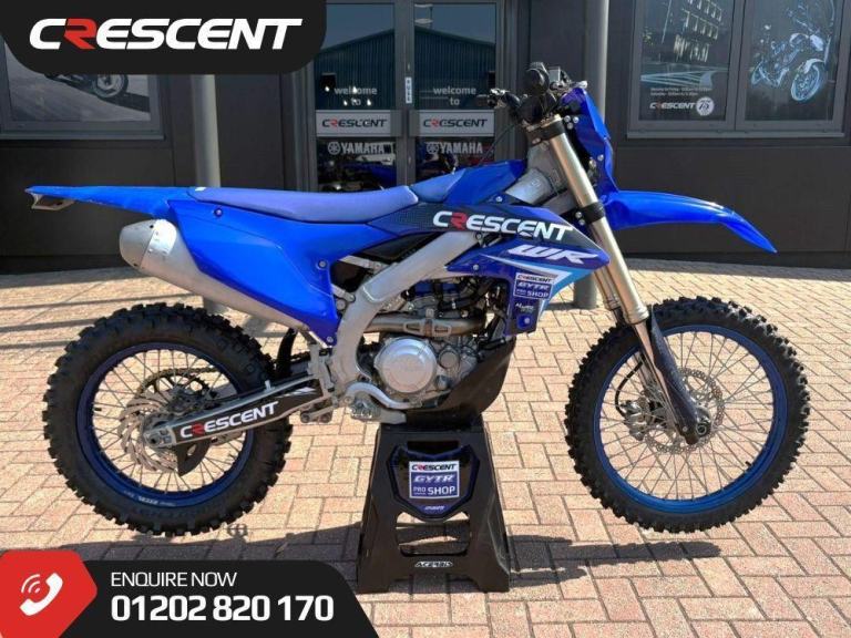 YAMAHA WR450F / WRF450 2025 - CRESCENT SUPPLIED - ONE OWNER - 2979 MILES