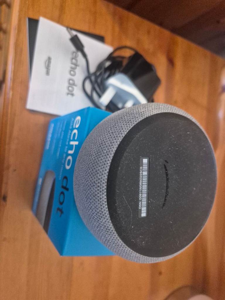 Amazon Echo Dot (3rd Gen) Smart Speaker – Grey, Good Condition