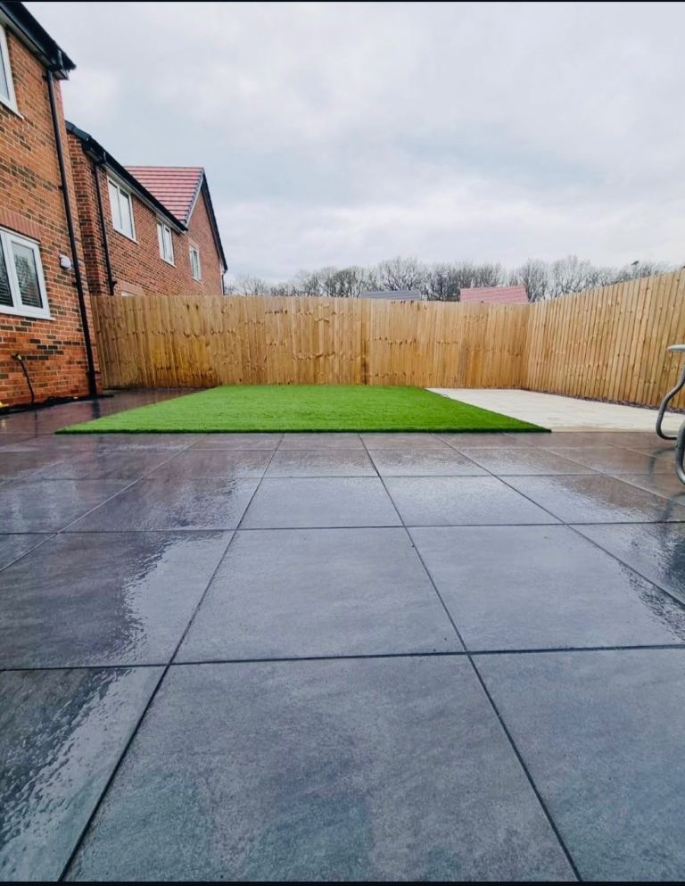 Landscaping and driveways 