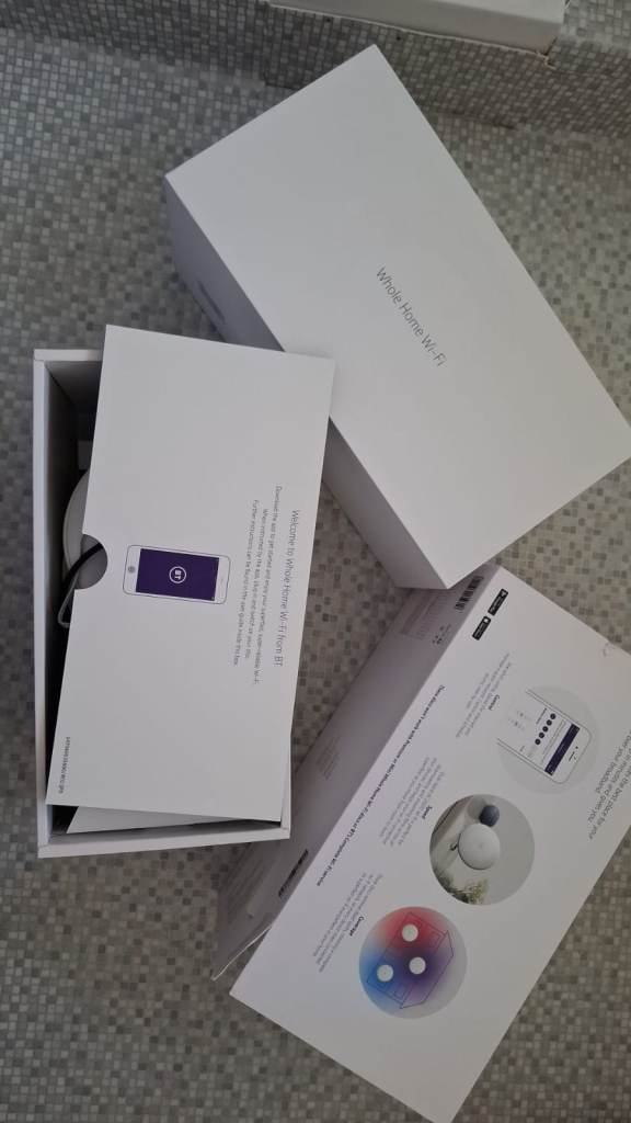 BT Whole Home Wi-Fi Extender 3 discs - New