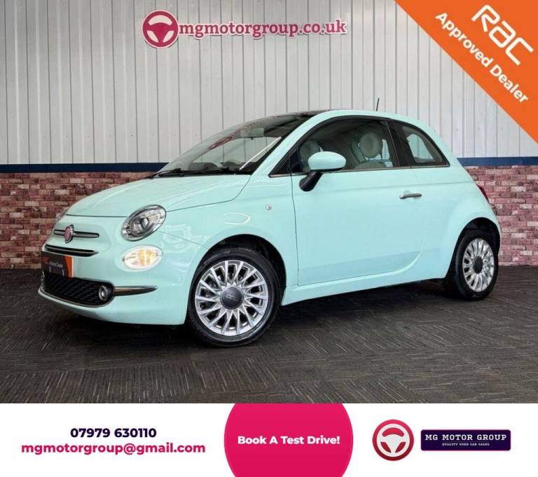 2018 Fiat 500 1.2 Lounge Hatchback 3dr Petrol Manual Euro 6 (s/s) (69 bhp) Hatchback Petrol Manual