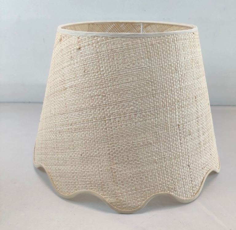 RRP £85 Dolkie LA REDOUTE Lampshade Shade Table or Floor Lamp Natural Raffia