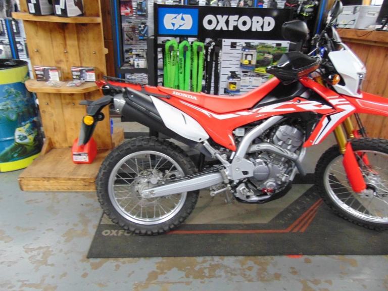 Honda CRF250 LA-H 2019 on/off road trail bike green laner 3072 mile light use 