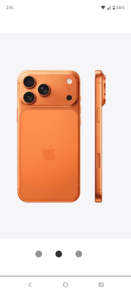 iPhone 17 pro Max 512