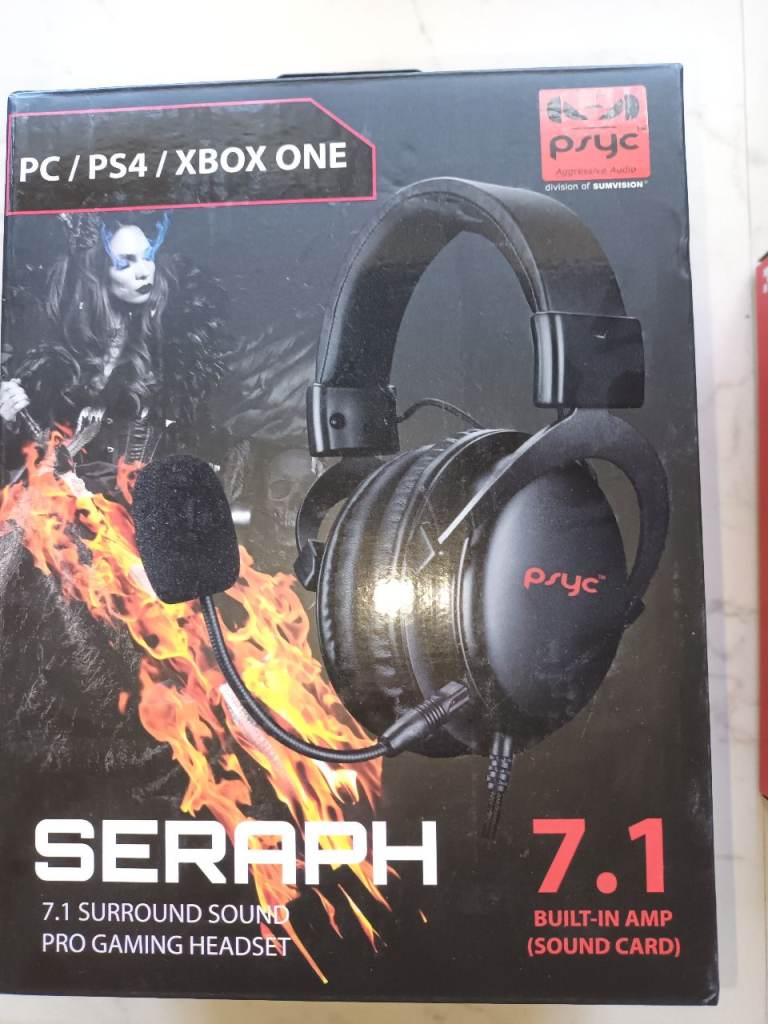 GAMING HEADPHONES AND MIKE