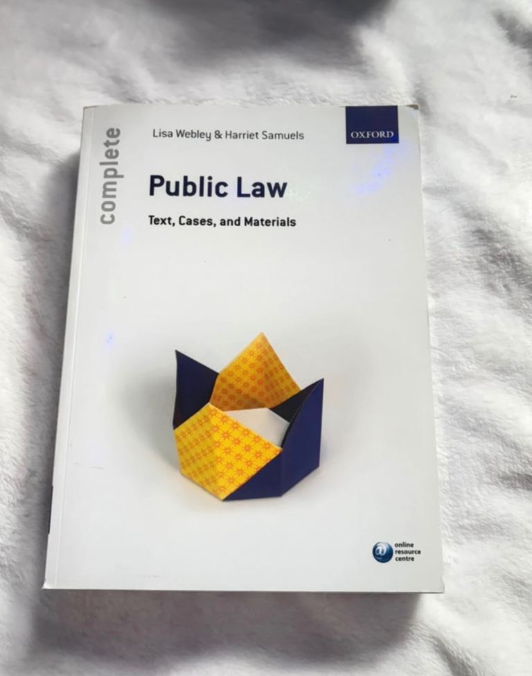 Public Law Text, Cases and Materials 
