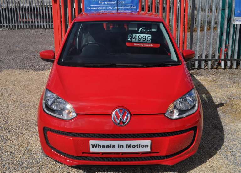 2013 Volkswagen up! 1.0 BlueMotion Tech Move Up 3dr HATCHBACK Petrol Manual