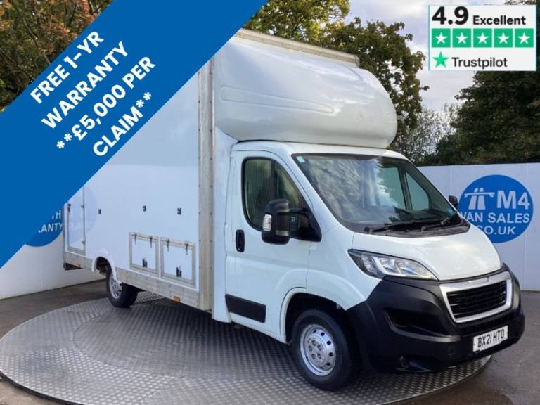 2021 Peugeot Boxer 335 Lo Loader Luton A/C Euro 6 L=13ft 6 Luton Diesel Manual