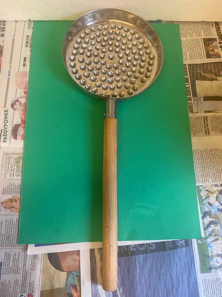 Sliver food cooking straining..