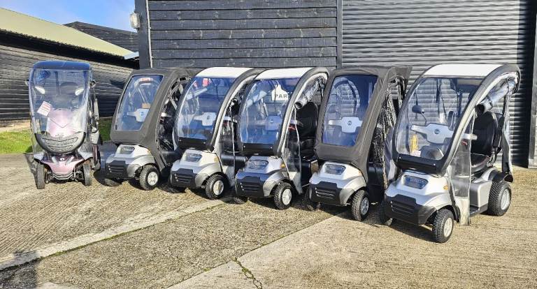 Hard top solid screen Canopy Mobility Scooters FROM ONLY £1750 ** I can deliver **