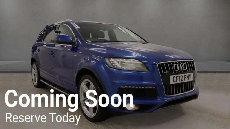 2012 Audi Q7 3.0 TDI 245 Quattro S Line 5dr Tip Auto ESTATE DIESEL Automatic