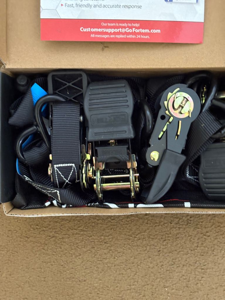 Fortem ratchet straps x 4