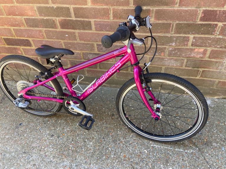 Bike Boy/Girls Lightweight Magenta  Islabikes Beinn20 Hybrid Bicycle 7 Speed( age 5-8)