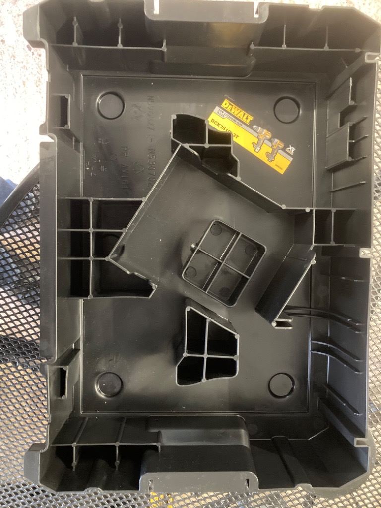 DeWalt TStak case insert for Drill & Driver set.