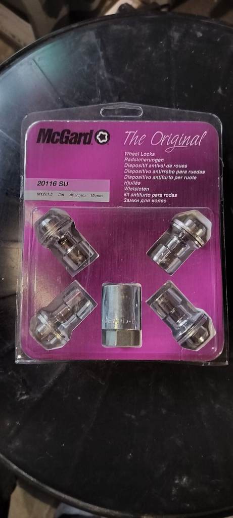 McGard Locking Wheel Nuts 12x1.5 Bolts 20116SU jaguar xfr xf xkr xj f-type Xe xk s-type