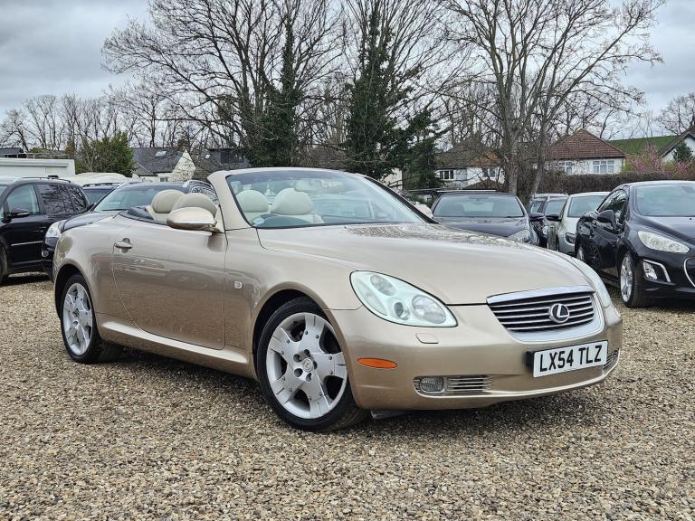 2004 54 LEXUS SC430 2 DOO0R 4 SEATER HARDTOP CONVERTIBLE ULEZ COMPLIANT