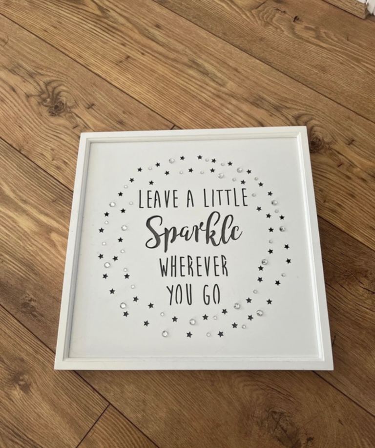 White Framed Picture 