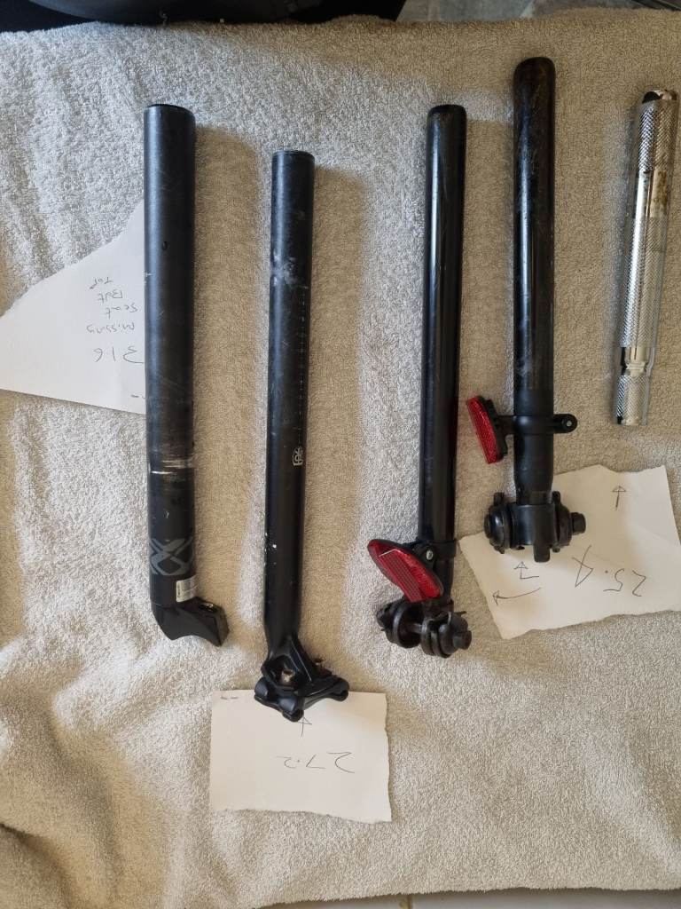 Bike Bicycle Seat Posts different Sizes 