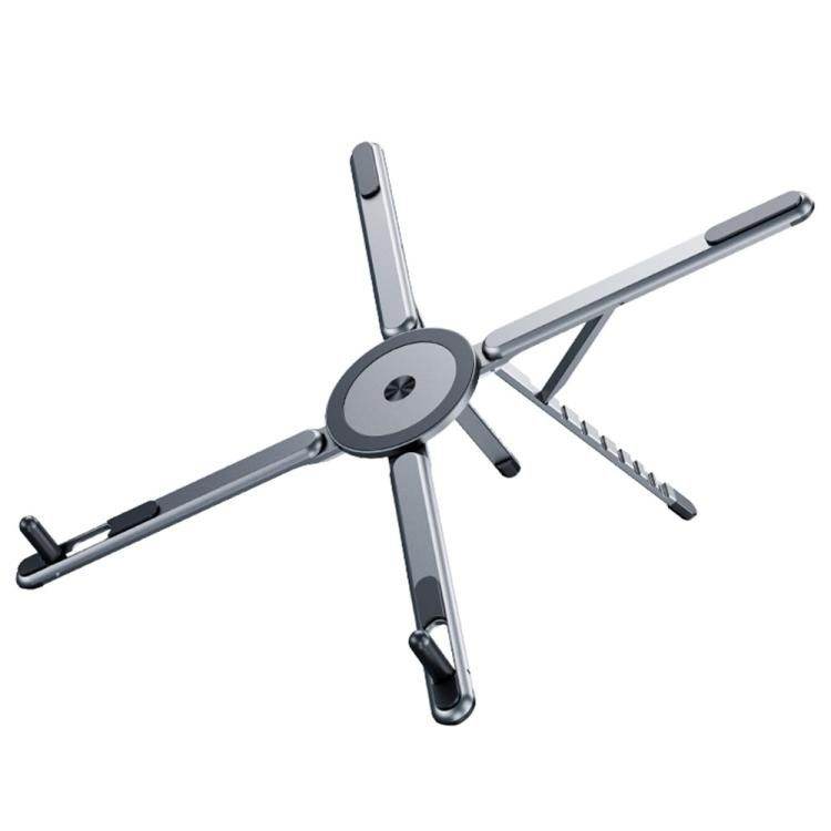 E05 Multi-Function Magnetic Aluminum Alloy Phone Holder Portable Desktop Stand for Tablet PC