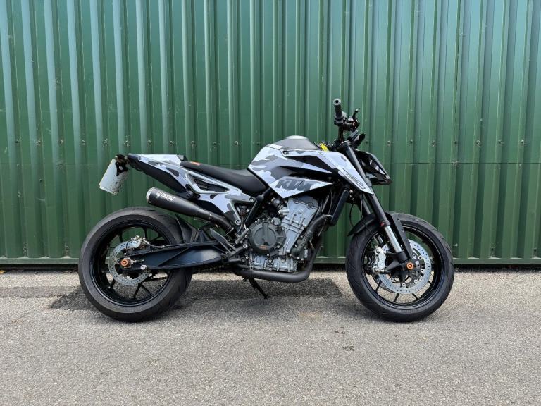 KTM 790 DUKE 18 Artic Camo Sticker Kit 9000 Miles Mivv Exhaust Plus Original 