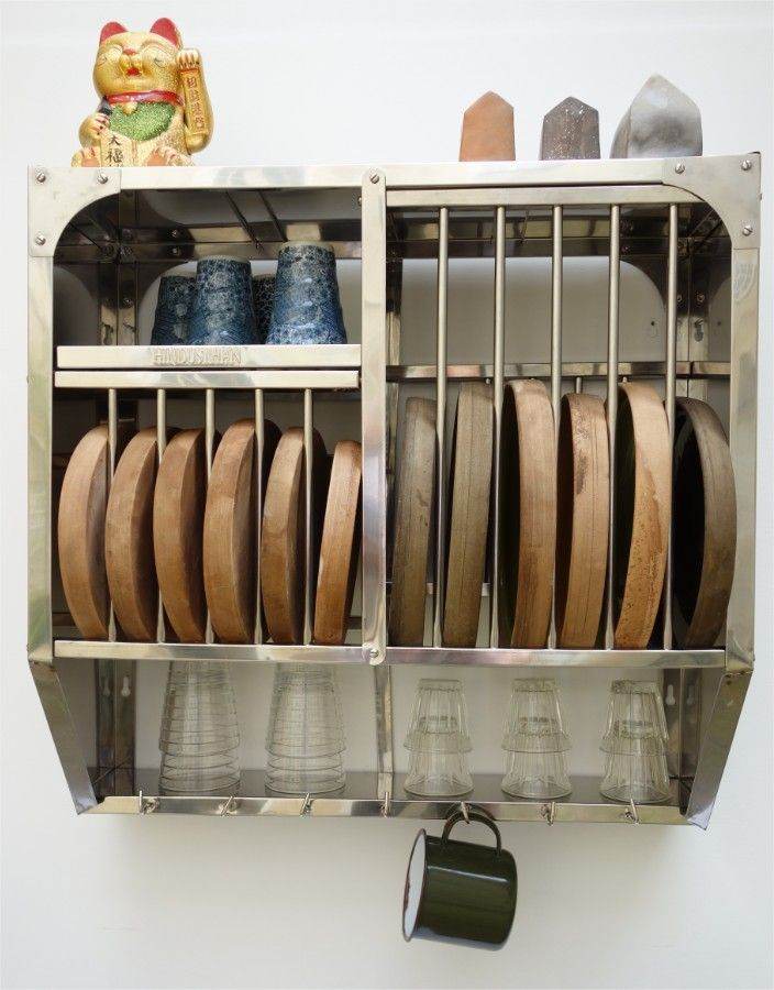 Traditional Indian plate rack 58×60 cm - MUMBAI