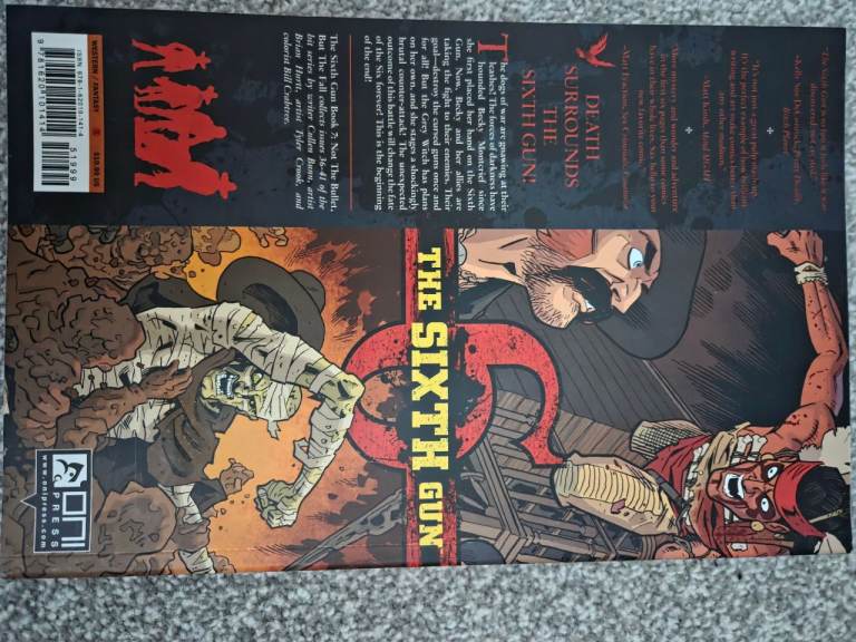 Graphic Novel - The Sixth Gun - Vols 1-5 and 7-8 