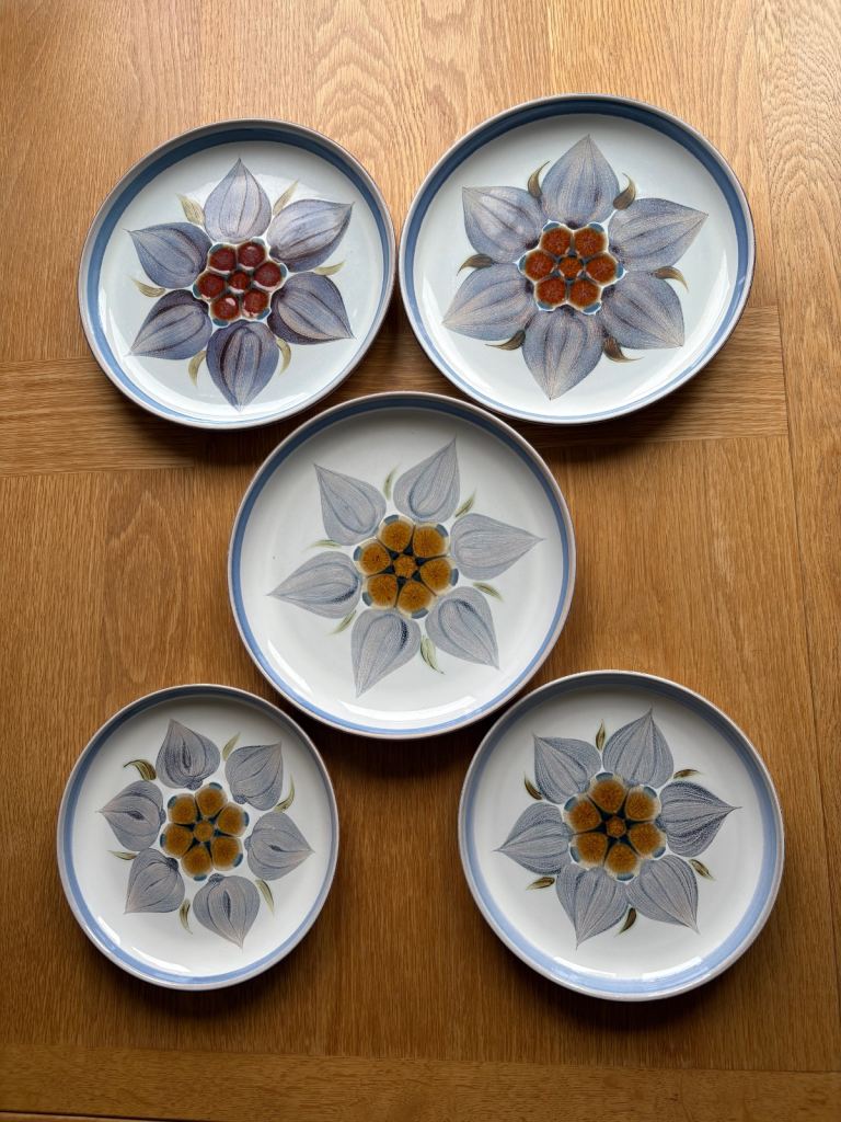 Denby-Langley Chatsworth Plates.