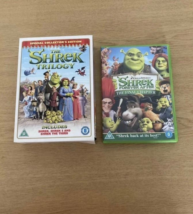The shrek trilogy & shrek forever after