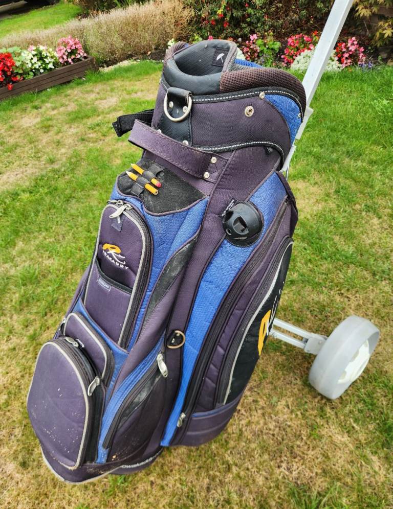 Golf bag and trolley