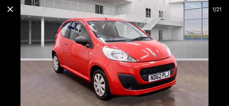 2013 Peugeot 107 1.0 Access 3dr HATCHBACK Petrol Manual
