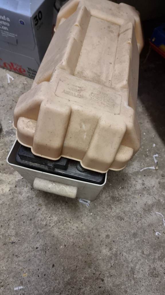Caravans battery box 