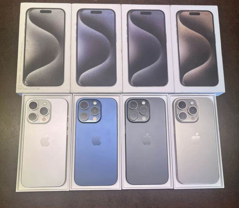 IPhone 15 pro max 256gb £550 1TB £650 unlocked with warranty