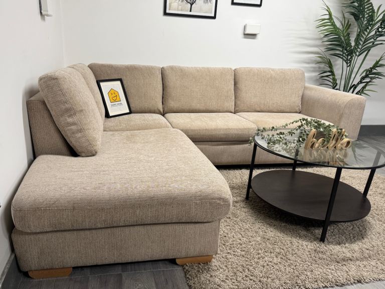 Beige Corner Sofa - John Lewis - WE DELIVER!