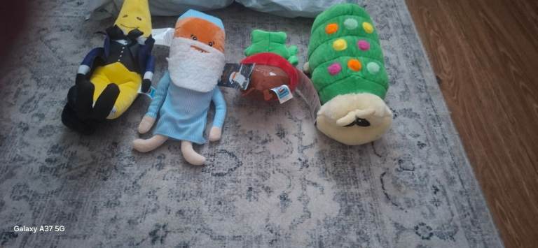 New Aldi Plush Toys - Banana, Santa, Christmas Tree
