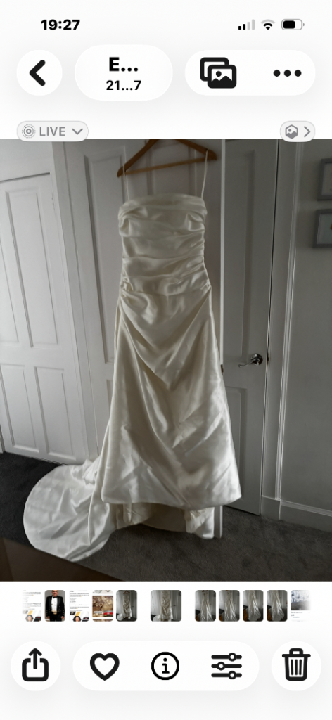 Ivory wedding dress 