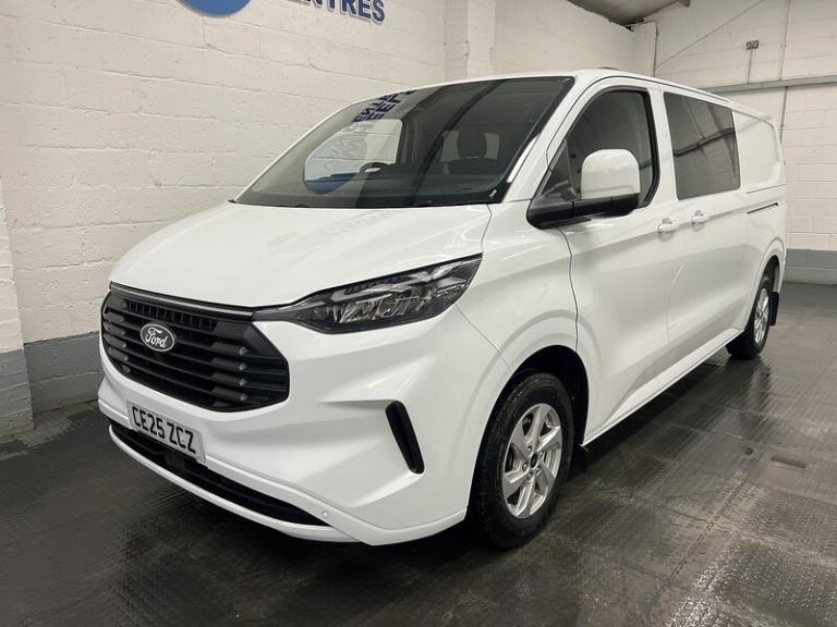 2025 Ford Transit Custom 2.0 320 EcoBlue Limited Crew Van Double Cab 5dr Diesel Manual L2 H1 Euro...