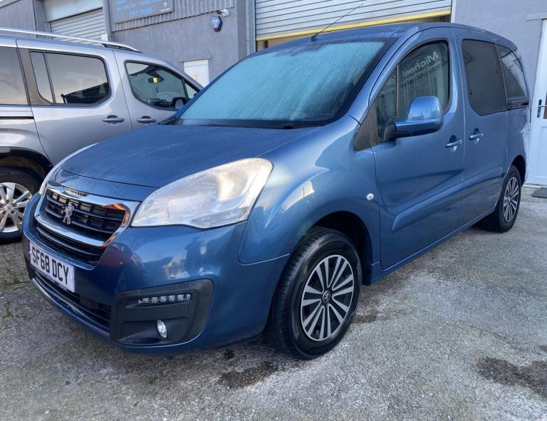 2018 68 Peugeot Partner 1.6 VTi 3/5 Seats Wheelchair Accessible Vehicle WAV 8K