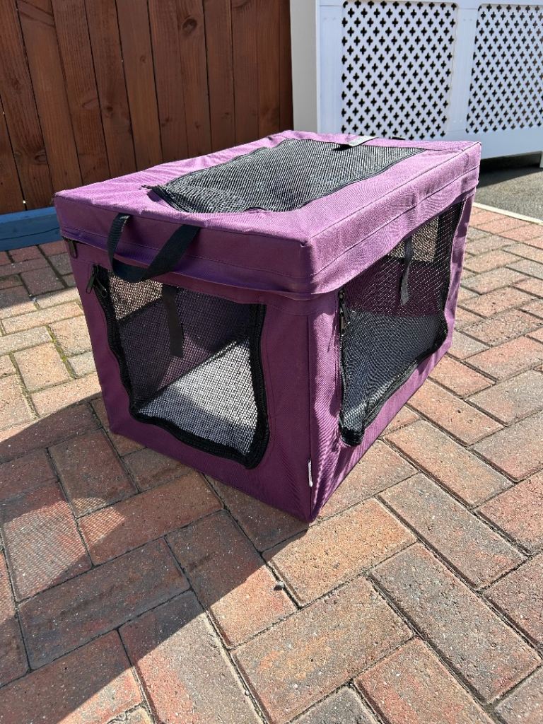 PawHut Foldable Pet Carrier - 60cm