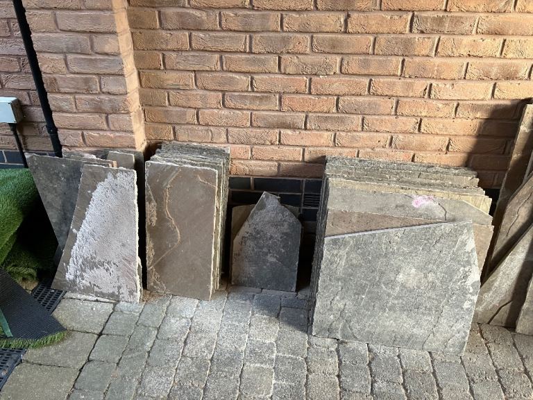 Autum brown Indian paving