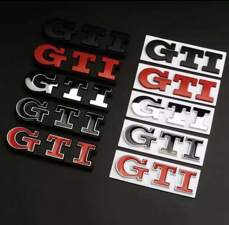 Volkswagen gti badge for grill or boot (gtd available too)