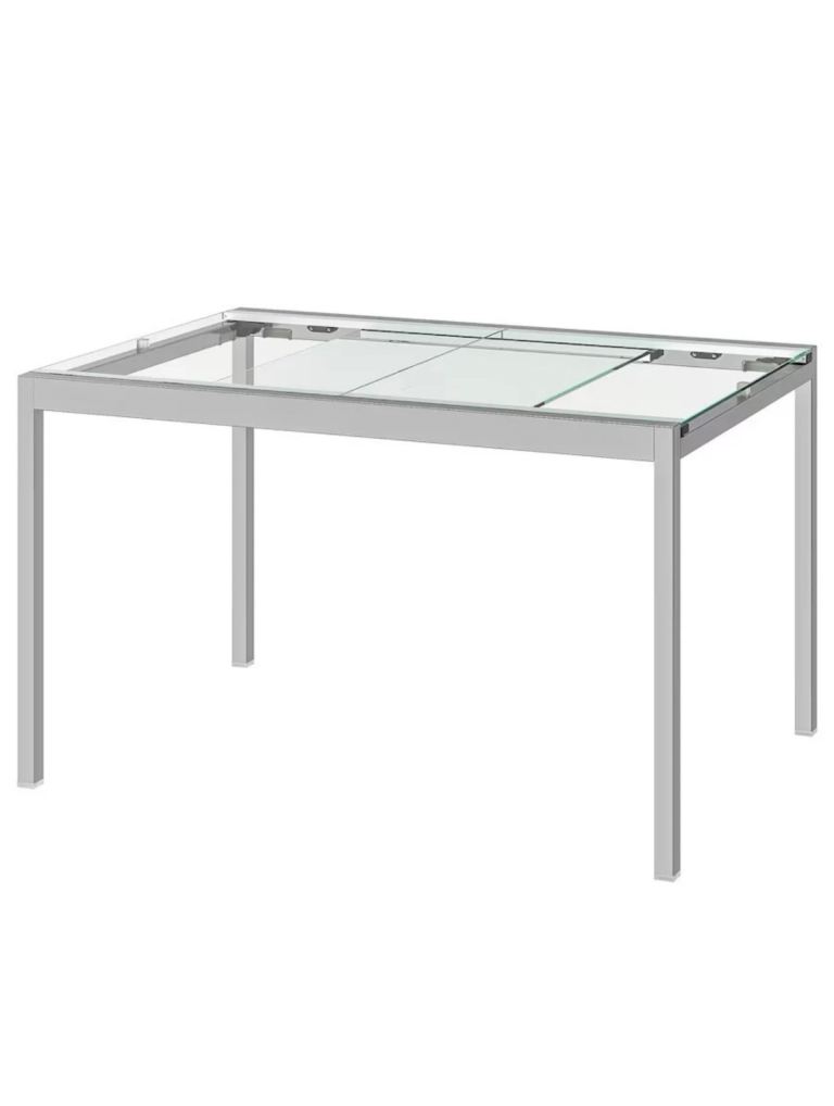 IKEA Glass extendable dining table 