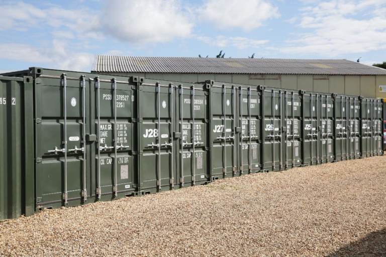 Self Storage Container Rental on secure site near Christchurch