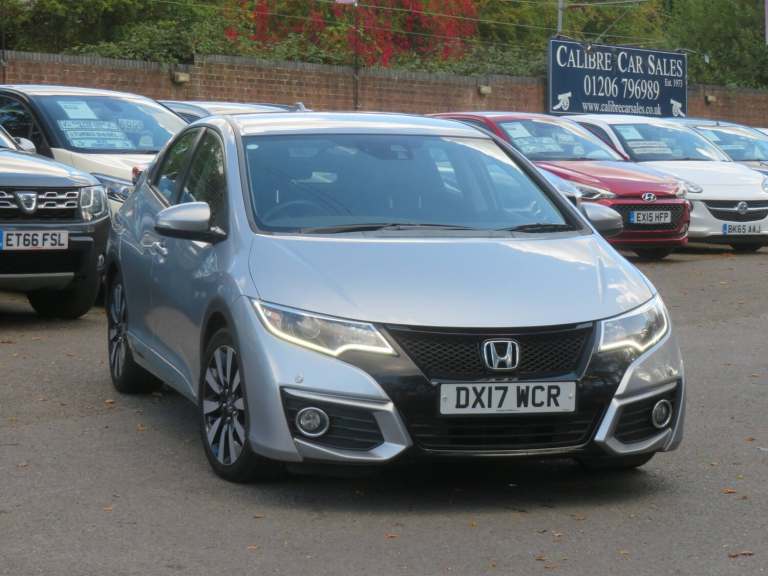 2017 Honda Civic 1.8 i-VTEC SE Plus 5dr [Nav] Silver Manual Petrol ULEZ HATCHBACK Petrol Manual